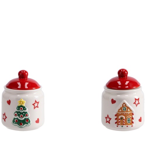 Банка для сыпучих продуктов, керамика, 9,5*12,5 см